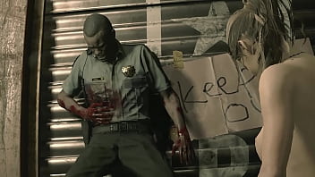 Preview 2 of Mexico Porn Star - Resident Evil 2 Mod Pregnant Claire Lion Jr HD