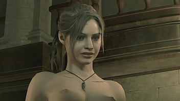 Preview 3 of Mexico Porn Star - Resident Evil 2 Mod Pregnant Claire Lion Jr HD