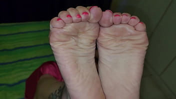 Preview 3 of Melanie Hicks In My Young Mom - Petite mia and her feet soles in your face bribing dirty talk for a fan