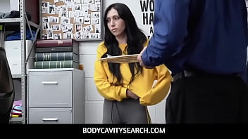 Preview 1 of Porno Mani - BodyCavitySearch - Sexy Teen Judy Jolie Caught by Guard and Get Fucked