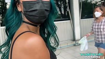 Preview 2 of Xxxvideobrezil - Hot and horny Thai babe rocks out on thick white cock stud she just met