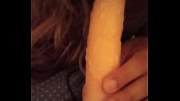 Preview 2 of Miku Kiniro - Chupando dildo a falta de verga