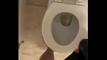 Preview 4 of Dehatime Xxx Vidio Gawka - Crossdresser Vicky in PVC Pissing in Toilet
