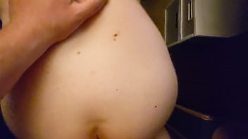 Preview 2 of Sheeting Sweep - Quickie Doggy Standing Cum on Ass