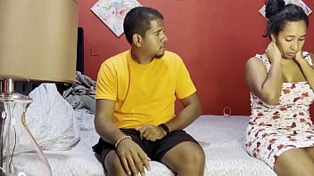 Preview 1 of Anna Anoka - Stepdad and Stepdaughter. Huge cum in her mouth. Oral Creampie. English subtitles