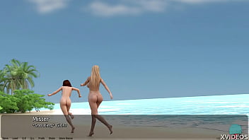 Preview 1 of Tarzan X4 Full Move - WHERE THE HEART IS #264 &bull_ Wet,  shiny and glistening goddess runs naked on the beach