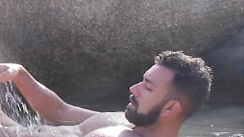 Preview 4 of 10posisions Sex - Nudist Beach - Jerking Off on the rocks and ocean Trailer