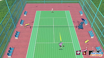 Preview 2 of All Japanese Girls Pee Cleaning - EP3: Giving Daisy a Creampie - Academy Love Saga: Tennis Angels EX