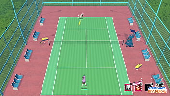 Preview 3 of All Japanese Girls Pee Cleaning - EP3: Giving Daisy a Creampie - Academy Love Saga: Tennis Angels EX