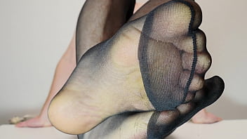Preview 2 of Kristina Scott - Pantyhose Feet and Leg Play