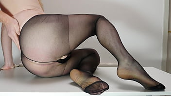 Preview 3 of Kristina Scott - Pantyhose Feet and Leg Play