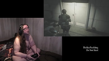 Preview 2 of Bobbwwveg - Naked Resident Evil 3 Play Through part 7