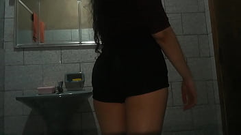 Preview 1 of Bhabi Ji Ki Suhagraat - I fuck my myself with one dildo in the bathroom