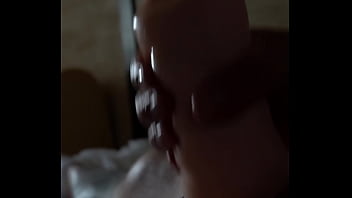 Preview 3 of Friend Mom Kiss - Big cock jerks off solo with a rubber masturbator imitation of a vagina