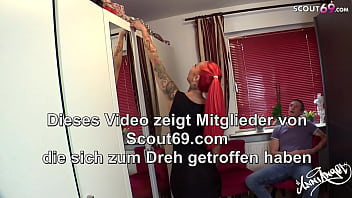 Preview 1 of Sani Layon Fucking Video Hd - Schlanke deutsche Rothaarige vom Stief Onkel zum Creampie Sex verf&uuml_hrt