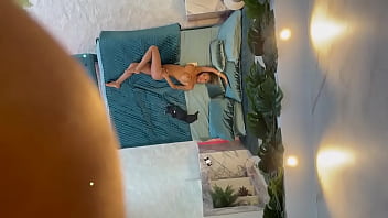 Preview 4 of Desi Bhabhi Dance With Talent - Monika Fox Posing Naked On The Bed