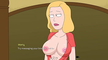 Preview 2 of Bhabio Daver Xxx Video - Rick and Morty v3.7,  Milking Beth!