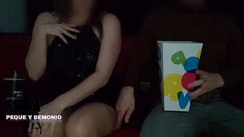 Preview 3 of Coed Metro Subway - GROPED BY A STRANGER IN THE CINEMA... HE GOT MY PUSSY WET AND LET ME MASTURBATE IN PUBLIC.