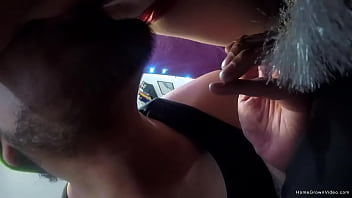 Preview 1 of X Dvfhg - Chubby amateur blonde rides her boyfriends big cock