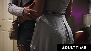 Preview 1 of Txx Japanese - ADULT TIME - Shy Lesbian Vicki Chase Passionately Eats Out Dating App Match Anna Claire Clouds