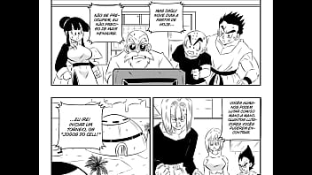 Preview 2 of Darti Saxy - Cell ataca buceta de apresentadora - Dragon Ball Z parody