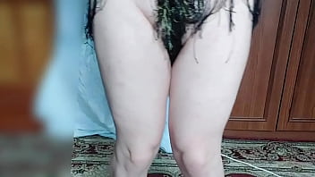 Preview 3 of Porn Of Family - Big thighs white shemale with big natural tits sexy hot horny ladyboy