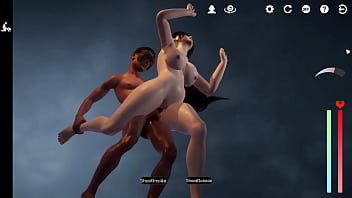 Preview 2 of Mutti Mose - AuntTong Bath Sex - Romantic Escapades Game