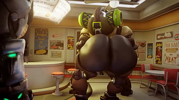 Preview 3 of Xart Maya - Big 3d overwatch orisa compilation