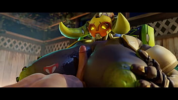 Preview 4 of Xart Maya - Big 3d overwatch orisa compilation