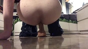 Preview 2 of Sex 2050in - Twink boyfriend gives you a Footjob and cums while riding you