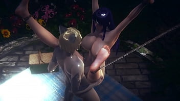 Preview 1 of Grandpa Fuck Mom - Fire Emblem Hentai - Mia sex under rain multiple orgasm - Japanese Asian Manga Anime Film Game Porn