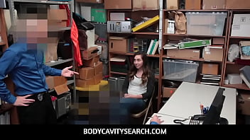 Preview 1 of Twisted Desires - BodyCavitySearch - Cute Teen Shoplifter Lexi Lovell Fucked By Two Security Officers In Exchange For No Cops