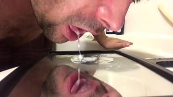 Preview 4 of Mxz Wey - Eating up the cum at the end