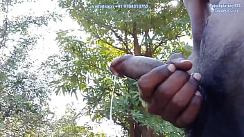 Preview 4 of Arabic Porn Sex In Jordan - Outdoor masturbating cock and cumming video of Rajeshplayboy993