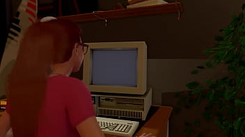 Preview 1 of Ww Sxx Vi - The hacker hacked the girls and they grew dicks! Dickgirls without hesitation decided to fuck each other - Animated Futanari Lesbians