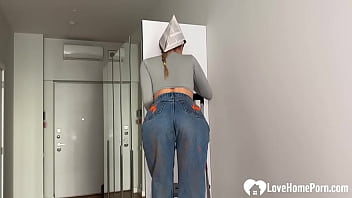 Preview 1 of Jande Malasyia - Tore My Wife&rsquo_s Tight Jeans Then Fuck Her Deep