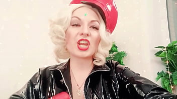 Preview 4 of Almost Risk - free video - FemDom JOI jerk off instructions - rude rough Dominatrix Arya Grander - fetish PVC