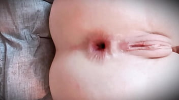 Preview 3 of White Girl Boobs Massage - Cute dilated pink ass: interracial anal training. Young European student trains her ass with a black guy from Brooklyn - New York to offer anal sex to her university teachers