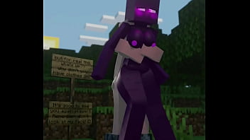 Preview 2 of Birthday Nice Virgin - Sex porn Endergirl x player Minecraft