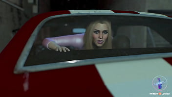 Preview 4 of Gangster And Police - Rainy night in a car with Jenna