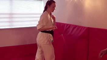 Preview 4 of Busty Nuns Allegra And Nika - karate 4