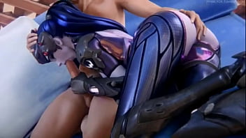 Preview 3 of Kuspoo Fuck - Hot Widowmaker 3D SFM Compilation