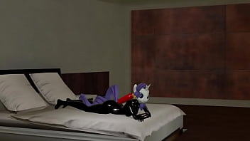 Preview 1 of Old Nancy - MLP- Rarity&#039_s latex blow-up (by strangedesire)