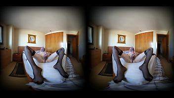 Preview 3 of Katrens Xxx - Sissy masturbates in front of you [VR180]