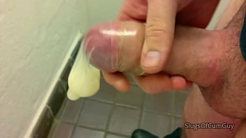 Preview 3 of Searchgerman Nazi - Condom Cum Fill In Public Toilet - SlugsOfCumGuy
