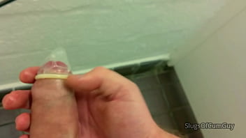 Preview 1 of Searchgerman Nazi - Condom Cum Fill In Public Toilet - SlugsOfCumGuy