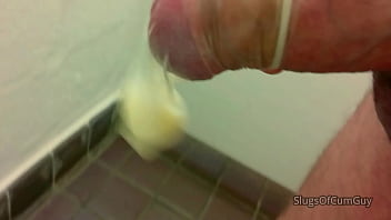 Preview 4 of Searchgerman Nazi - Condom Cum Fill In Public Toilet - SlugsOfCumGuy