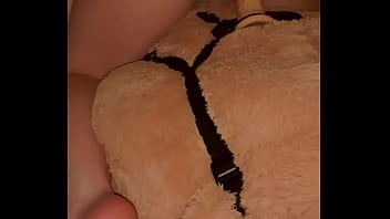 Preview 4 of Telugu Movies Full Sexy - Wife has sex with rufus the soft toys strap on cock.