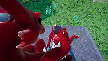 Preview 2 of Driver And Boss Daughter - Messy Kobold Threesome