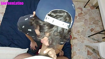 Preview 2 of Restaurant Clerk - horny straight guy cheats on his girlfriend and asks his twink friend to suck his big cock - Leo Estebans &amp_ Ra&uacute_l
